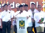 Puncak Milad ke-25, PBB Resmi Dukung Prabowo Subianto di Pilpres 2024
