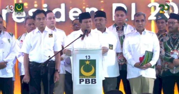 Puncak Milad ke-25, PBB Resmi Dukung Prabowo Subianto di Pilpres 2024