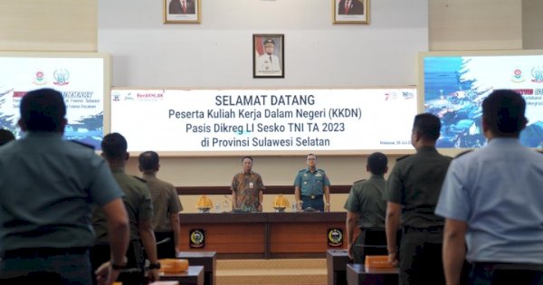 Pemprov Sulsel Terima Kunjungan KKDN Pasis Dikreg Sesko TNI, Ini yang Dibahas