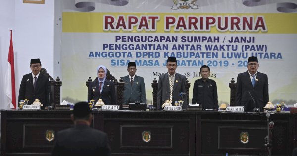 Nirwana Andi Gassing Resmi Gantikan Jisman Jadi Anggota DPRD Luwu Utara