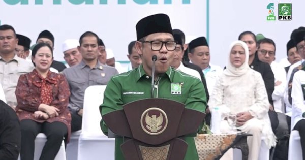 Tak Ada Ganjar, Cak Imin Sindir Surya Paloh di Harlah ke-25 PKB di Solo