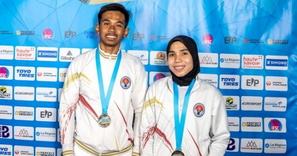 Indonesia Bawa Pulang 2 Medali Emas pada Piala Dunia Panjat Tebing 2023 di Prancis