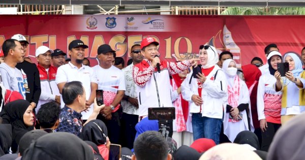 Mendagri Sebut Program Gubernur Andi Sudirman Jalan Sehat Anti Mager Sangat Luar Biasa