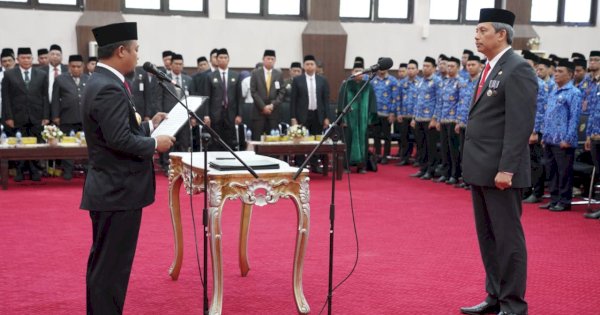 Gubernur Andi Sudirman Lantik Andi Muhammad Arsjad Jadi Pj Sekprov Sulsel