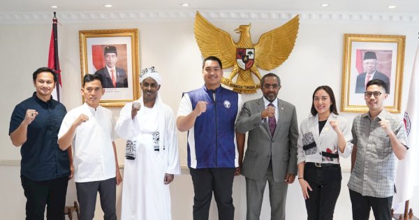 Menpora Dito Bahasa Potensi Kerja Sama Keolahragaan dan Kepemudaan dengan Dubes Sudan untuk RI