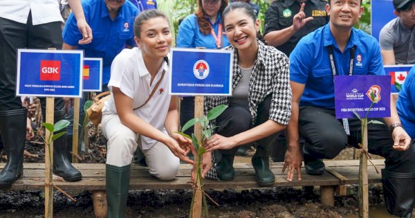 FIBA World Cup 2023, Kemenpora Apresiasi Penanaman Bibit Mangrove untuk Atasi Kualitas Udara Jakarta