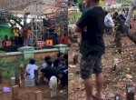 Acara Dangdutan di Dekat Makam, Warga Nobar Sambil Duduk di Atas Kuburan 