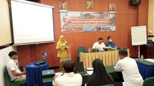 Diarpus Gorontalo Gelar Bimbingan Teknis Pendampingan Penerapan Aplikasi Srikandi