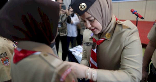 Lantik Pengurus Majelis Pembimbing dan Pembina Pramuka, Fatmawati Rusdi Tekankan Peran Penting Pramuka