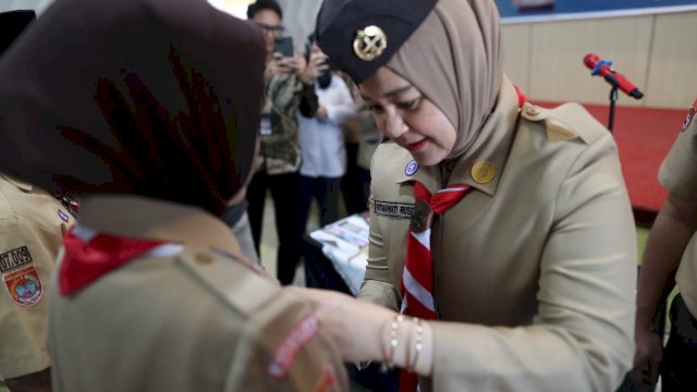 Lantik Pengurus Majelis Pembimbing dan Pembina Pramuka, Fatmawati Rusdi Tekankan Peran Penting Pramuka