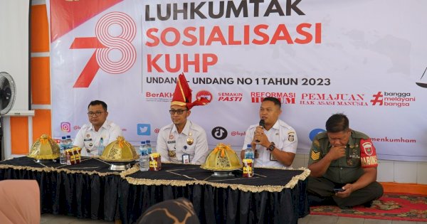 Penyuluhan Hukum Serentak, Kemenkumham Sulsel Sosialisasikan UU KUHP di Enam Titik