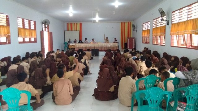 Dinas Arpus Provinsi Gorontalo Gelar Literasi Kesehatan Mental di SMAN 1 Tapa