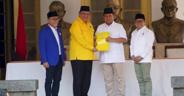 Golkar dan PAN Resmi Berkoalisi dengan Gerindra &#8211; PKB di Pilpres 2024