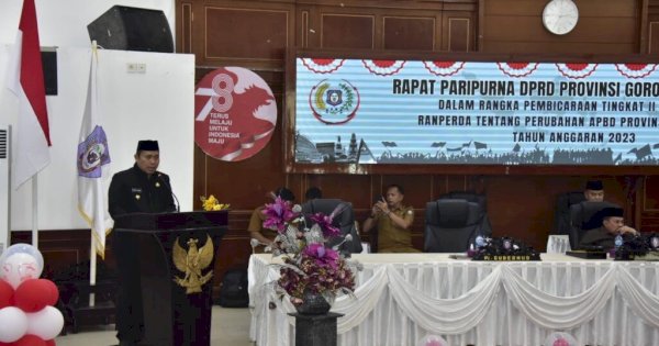 DPRD Gorontalo Tetapkan Anggaran APBD Perubahan Tahun 2023 Menjadi Rp1,854 T