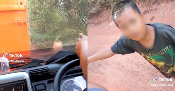 Viral Bocah Protes ke Sopir Truk, Tak Terima Direkam Saat Lakukan Pungli 