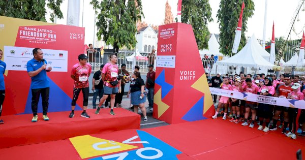 Danny Pomanto Ikut Ramaikan Bank Jateng Friendship Run Bersama Ribuan Runners Makassar