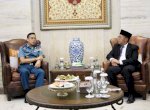 Pasca Dilantik Jadi Danlantamal VI Makassar, Laksma TNI Ivan Gatot Kunjungi Danny Pomanto 