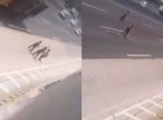 Viral Anak SD Berseragam Pramuka Nekat Joget di Tengah Jalan Tol, Netizen Geram