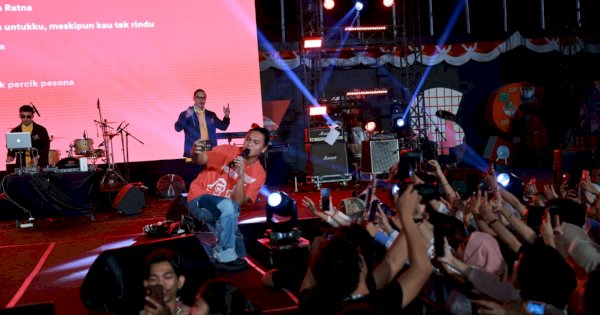 Fushion Music F8 Makassar 2023 Berakhir dengan Sentuhan Romantis