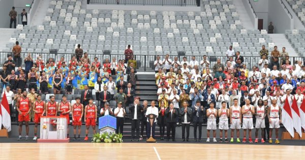 Tatap Piala Dunia Basket FIBA 2023, Presiden Jokowi Resmikan Indonesia Arena di GBK