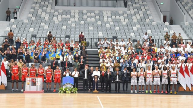 Tatap Piala Dunia Basket FIBA 2023, Presiden Jokowi Resmikan Indonesia Arena di GBK