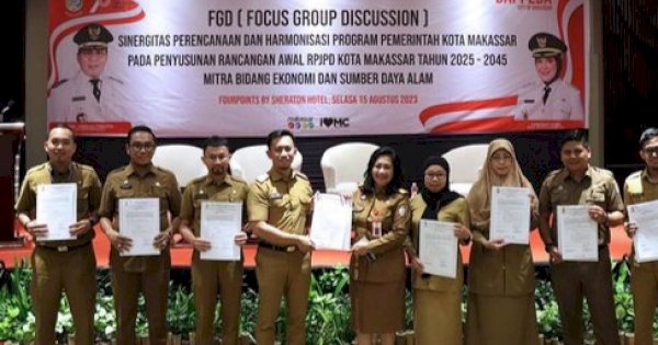 Bappeda Makassar Gelar FGD Terkait Sinergitas Perencanaan dan Harmonisasi Program Pemkot