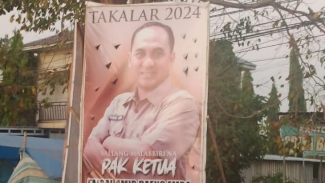 Baliho Anggota Timsel KPU di Sulsel Tersebar, Dicurigai Ingin Maju Pilkada Takalar