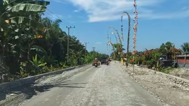 Kondisi ruas Kapidi-Tolada di Kabupaten Luwu Utara yang akan segera dikerjakan. 