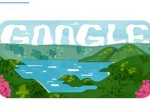 Keindahan Danau Toba Jadi Google Doodle Hari Ini