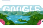 Keindahan Danau Toba Jadi Google Doodle Hari Ini