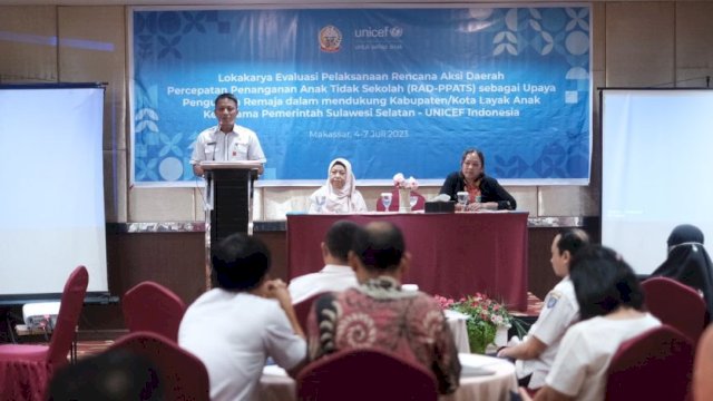 Pj Sekda Buka Lokakarya Percepatan Penanganan Anak Tidak Sekolah