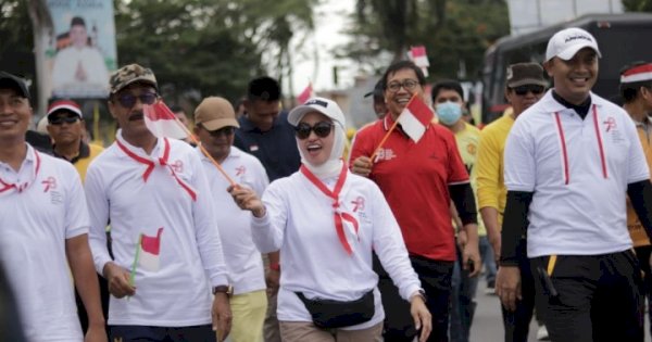 Kirab Bendera Merah Putih di Luwu Utara Pecahkan Rekor, Diikuti 50 Ribu Masyarakat