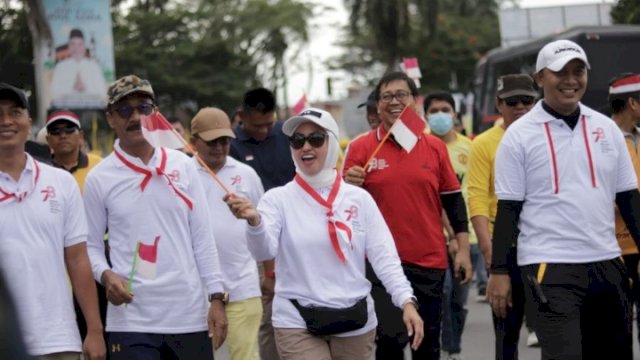 Kirab Bendera Merah Putih di Luwu Utara Pecahkan Rekor, Diikuti 50 Ribu Masyarakat