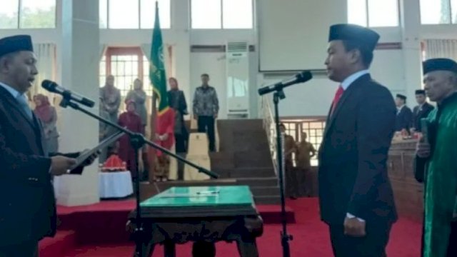 Achmad Affandi Dilantik Jadi Anggota DPRD Takalar, Siap Bekerja untuk Rakyat