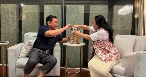 Puan Maharani Bagi Momen Saat Berduaan dengan Luhut Binsar Pandjaitan