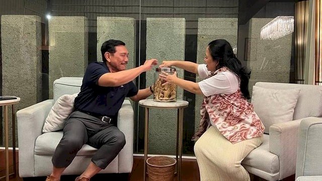 Puan Maharani Bagi Momen Saat Berduaan dengan Luhut Binsar Pandjaitan