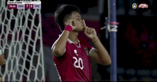 Selebrasi &#8216;Tutup Mulut&#8217; Hokky saat Bantai China Taipei Tuai Kritik dari Warganet