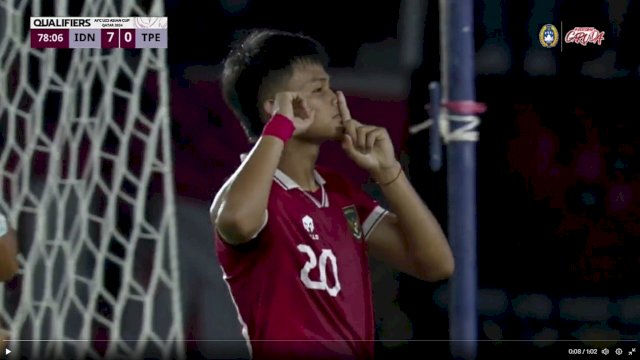 Selebrasi &#8216;Tutup Mulut&#8217; Hokky saat Bantai China Taipei Tuai Kritik dari Warganet