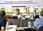 Penjabat Sekprov Gorontalo Pimpin Rapat Finalisasi dan Indikator Kinerja 2024 di Lingkup Biro