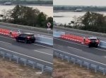 Viral Emak-emak Nekat Geser Pembatas Jalan Demi Putar Balik Fortuner di Tol 