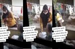 Viral Aksi Wanita Mengambil Lagi Bungkusan yang Diberi ke Seorang Nenek Setelah Difoto 