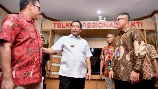 Kunjungi Kantor Telkom, Pj Gubernur Bahtiar Dorong Peningkatan Layanan Telekomunikasi 