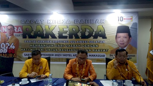 Ketua Bappilu Hanura Serukan Kader di Sulsel untuk Solid Demi Lolos di Parlemen