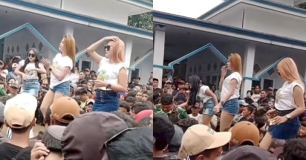 Viral 3 Wanita Berpakaian Seksi Joget di Samping Masjid, Kena Kutukan?