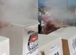 Viral Kotak Suara Pilkades Keluarkan Kepulan Asap, Warga Panik 