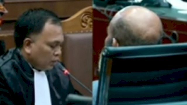 Pembacaan tuntutan JPU KPK terhadap mantan gubernur Papua, Lukas Enembe di Pengadilan Tindak Pidana Korupsi (Tipikor) pada Pengadilan Negeri Jakarta Pusat, Rabu (13/9/2023).