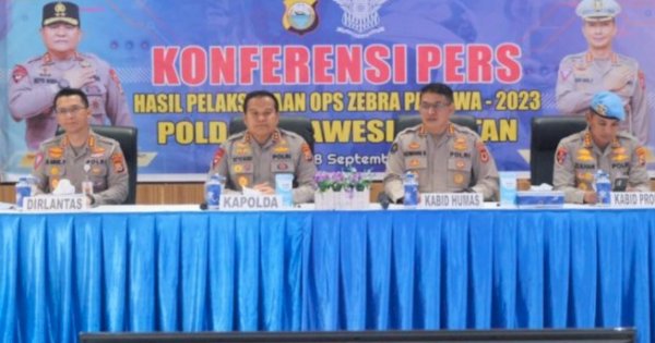 Polda Sulsel Catat 262 Lakalantas Selama Operasi Zebra Pallawa 2023, 23 Orang Meninggal Dunia 