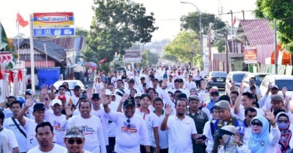 Gerakan Sulsel Anti Mager di Bone Gaet 82 Ribu Peserta 