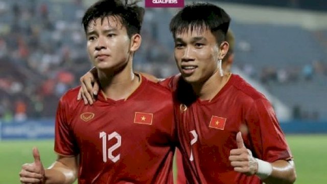 Dokumentasi pemain Timnas Vietnam U-23 di kualifikasi Piala Asia U-23. (foto: AFC) 