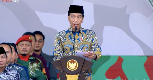 Presiden Jokowi Ajak Warga Muhammadiyah Wujudkan Pemilu 2024 Damai